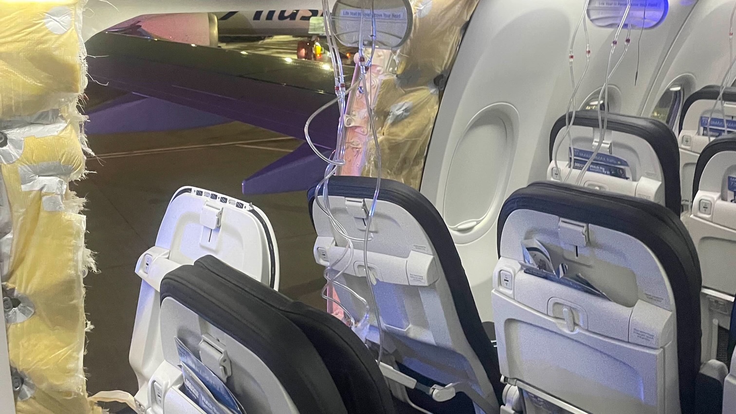 Boeing Max 9 door plug blowout on Alaska Airlines Flight 1282